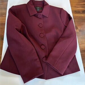 Ann Taylor Deep Red Blazer